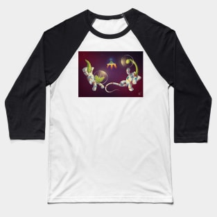 Space Dinosaurs Baseball T-Shirt